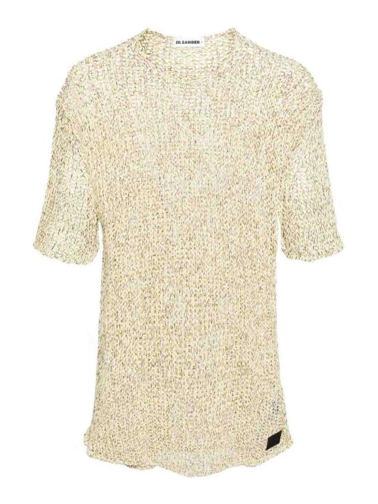  질샌더 반팔 티셔츠 J47GC0138J15406772 Beige