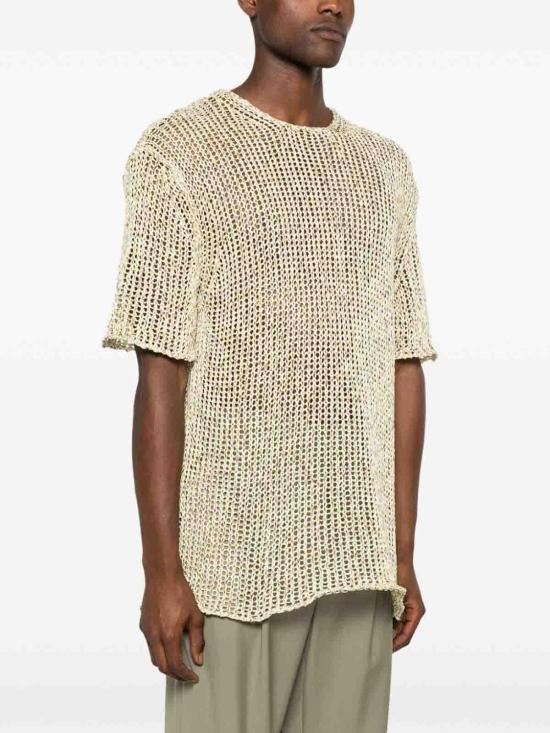  질샌더 반팔 티셔츠 J47GC0138J15406772 Beige - JIL SANDER