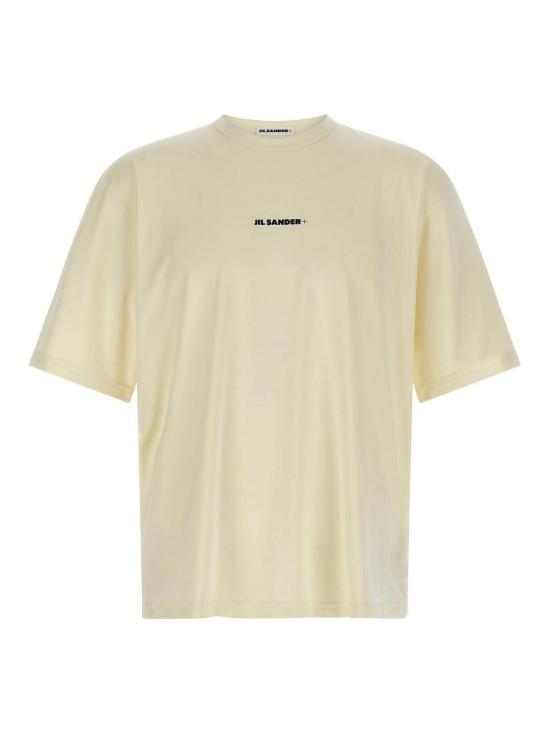  질샌더 반팔 티셔츠 J47GC0023J20033104 Beige