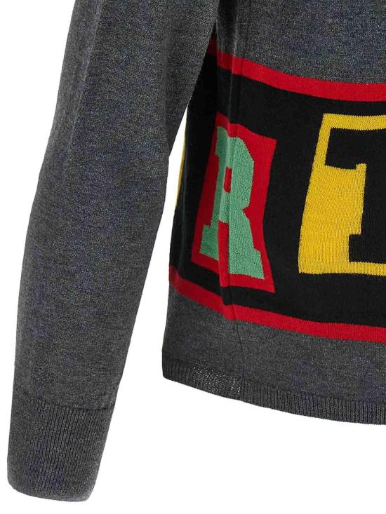 25FW 꼼데가르송 크루넥 스웨터 FPN001W253 Grey - COMME DES GARCONS