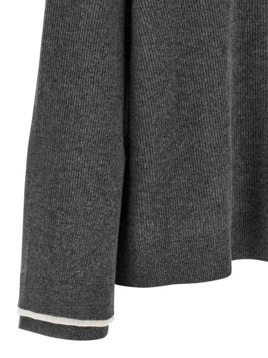  브루넬로 쿠치넬리 터틀넥 M16222709CUA25 Grey - BRUNELLO CUCINELLI