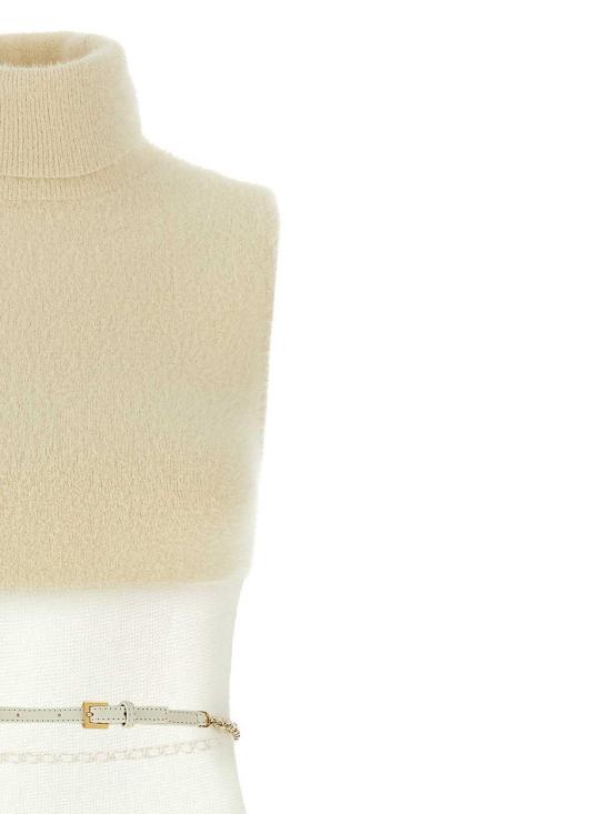  엘리자베타프랜치 미디 스커트 AM37T57E2DZ9 White - ELISABETTA FRANCHI