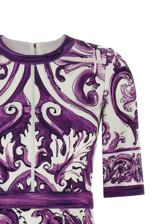  돌체앤가바나 미디 스커트 F6TSUTFP9AKHP5DQ Multicolour - DOLCE & GABBANA