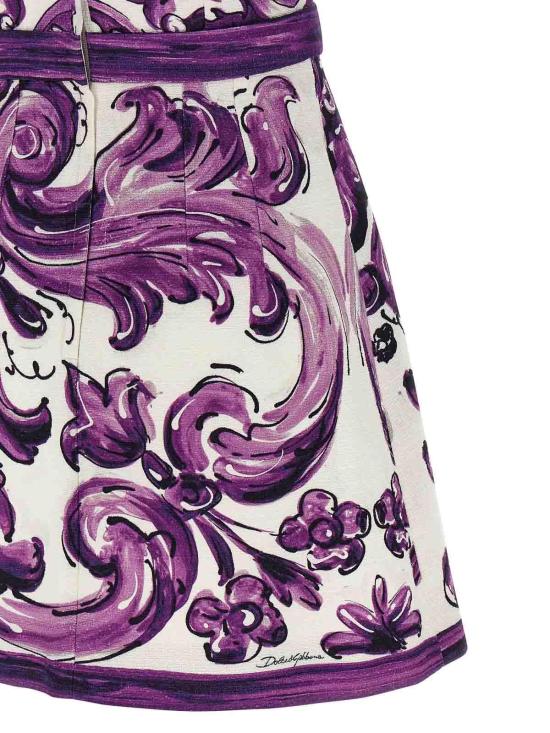  돌체앤가바나 미디 스커트 F6TSUTFP9AKHP5DQ Multicolour - DOLCE & GABBANA
