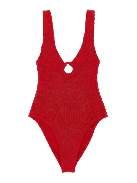  훈자 지 원피스 CELINESWIMRED Red