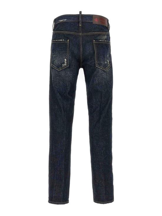  디스퀘어드2 스트레이트 팬츠 S74LB1760D30011470 Blue - DSQUARED2