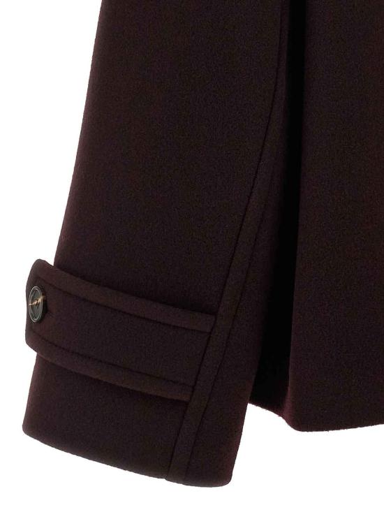 25FW 끌로에 코트 CH25WMA9627256B Dark Red - CHLOE