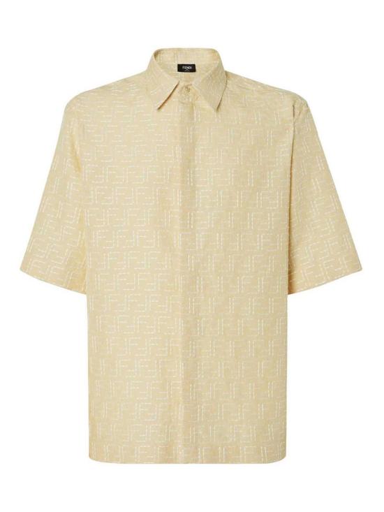 26SS 펜디 반팔 셔츠 FS1317AU6YF0PKL Nude Neutrals