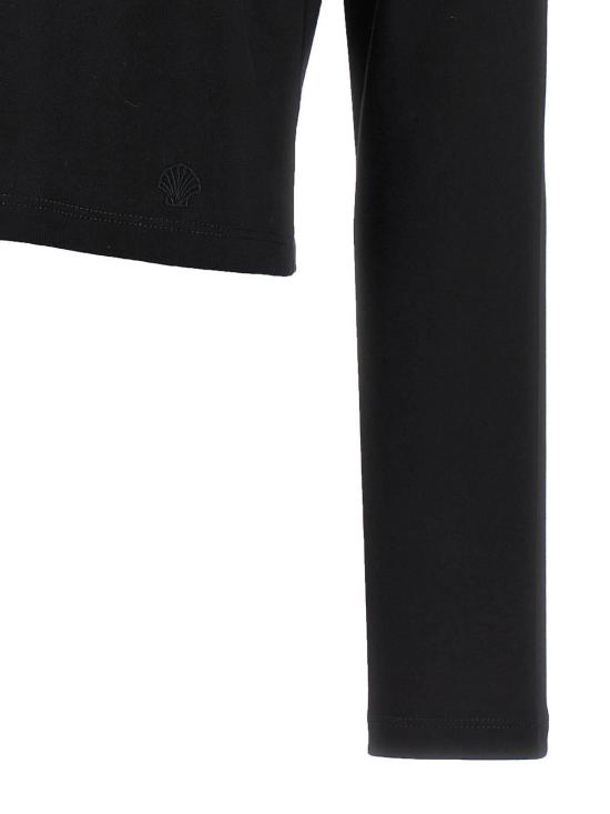 25FW 루루 스튜디오 반팔 티셔츠 MASALLDSBLACK Black - LOULOU STUDIO