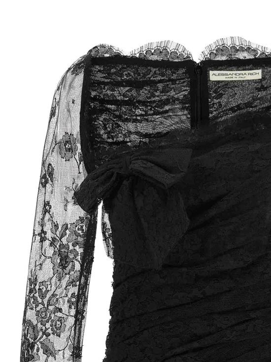 25FW 알레산드라리치 미디 스커트 FABX4125P46230900 Black - ALESSANDRA RICH