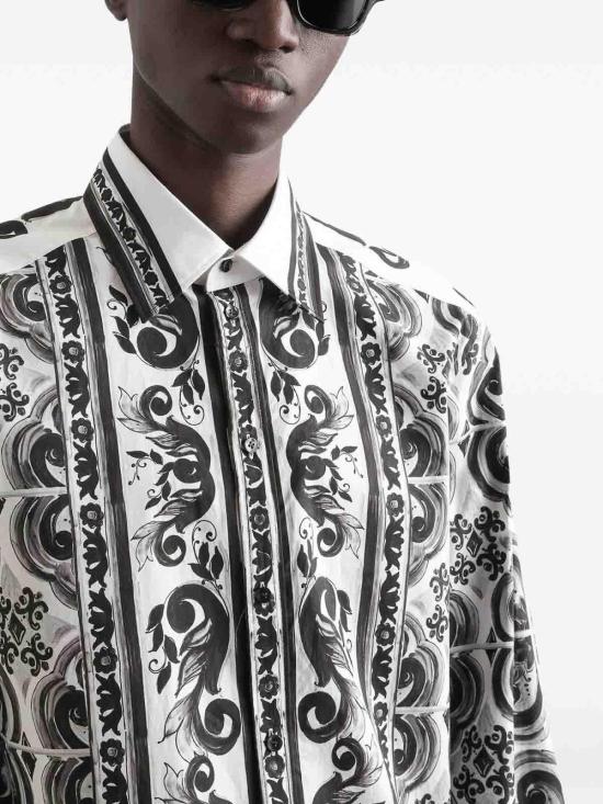 25FW 돌체앤가바나 긴팔 셔츠 G5MM4THH5EMIU3TN Black - DOLCE & GABBANA