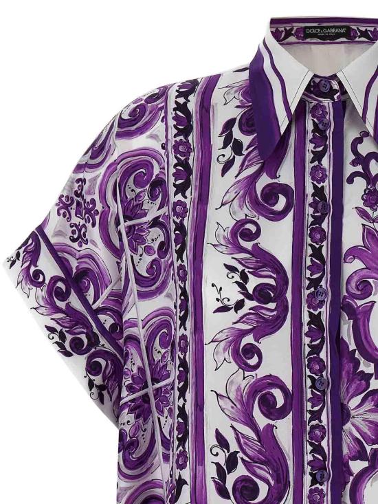  돌체앤가바나 셔츠 F5T52THI1TKIP3TN Purple - DOLCE & GABBANA