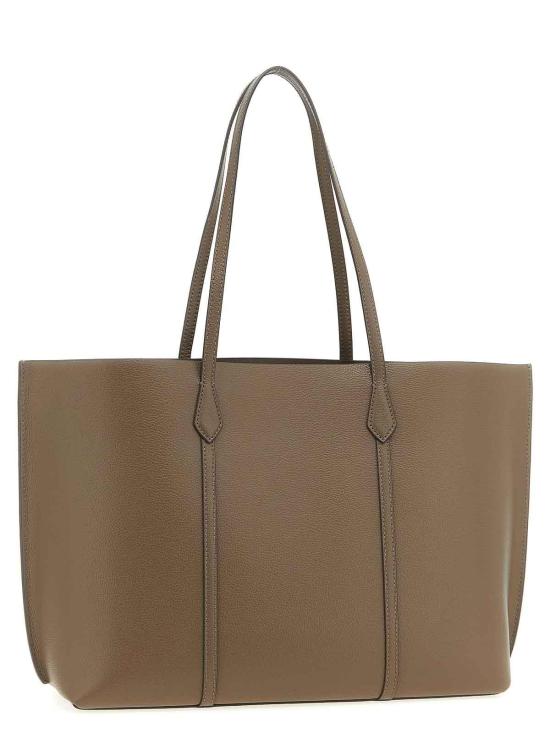 26SS 토리버치 레더 페리 토트백 169476250 Grey - TORY BURCH