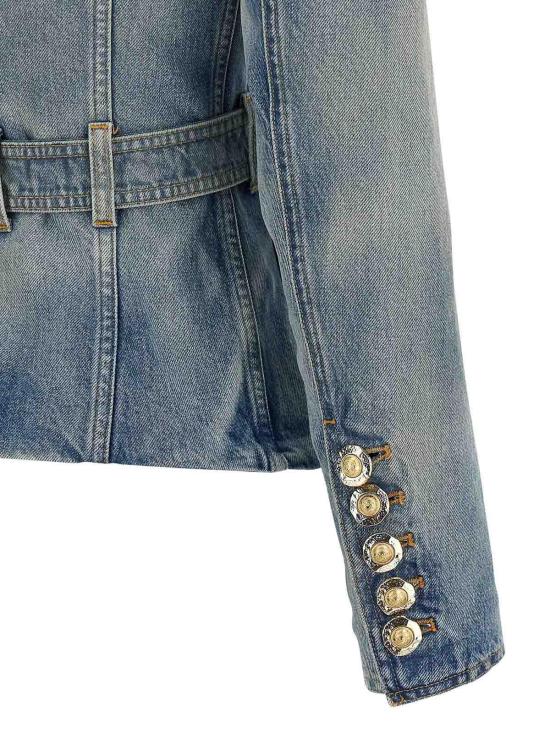  발망 수트 자켓 FF1SI631DF796FC Light Blue - BALMAIN