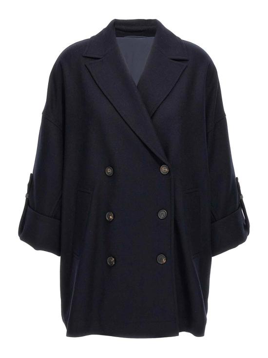 25FW 브루넬로 쿠치넬리 코트 MD5917741PC102 Blue