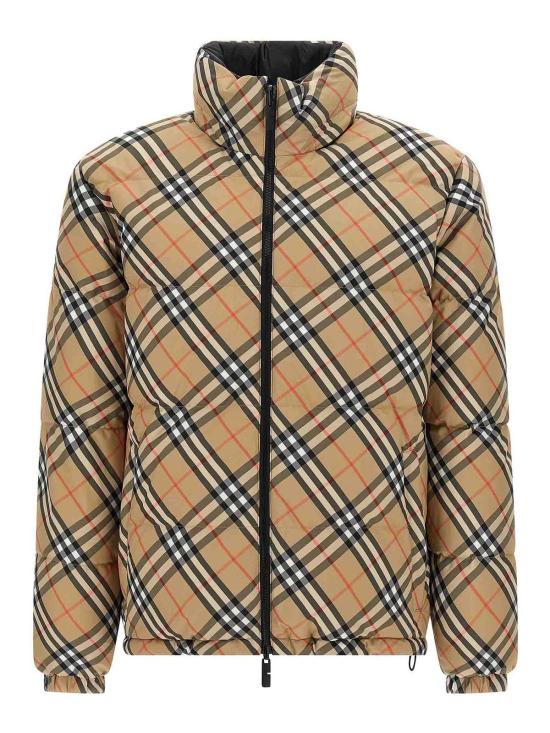 25FW 버버리 리버시블 체크 스노우든 푸퍼 자켓 8110189 Beige