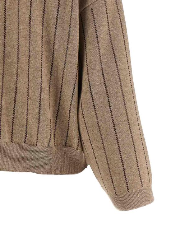  브루넬로 쿠치넬리 탑 M12215100PC077 Beige - BRUNELLO CUCINELLI