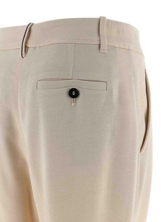 25FW 브루넬로 쿠치넬리 스트레이트 팬츠 MG512P9029C145 Beige - BRUNELLO CUCINELLI