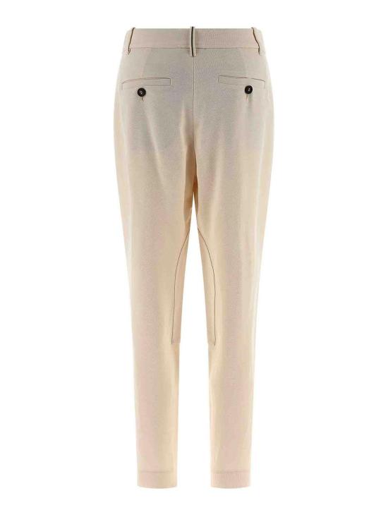 25FW 브루넬로 쿠치넬리 스트레이트 팬츠 MG512P9029C145 Beige - BRUNELLO CUCINELLI