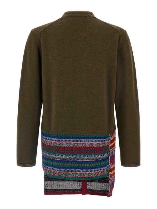 25FW 꼼데가르송 패턴 패치워크 가디건 PPN0031 Green - COMME DES GARCONS