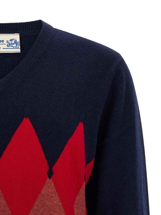  발렌타인 가디건 B2P00112KA893508 Blue - BALLANTYNE