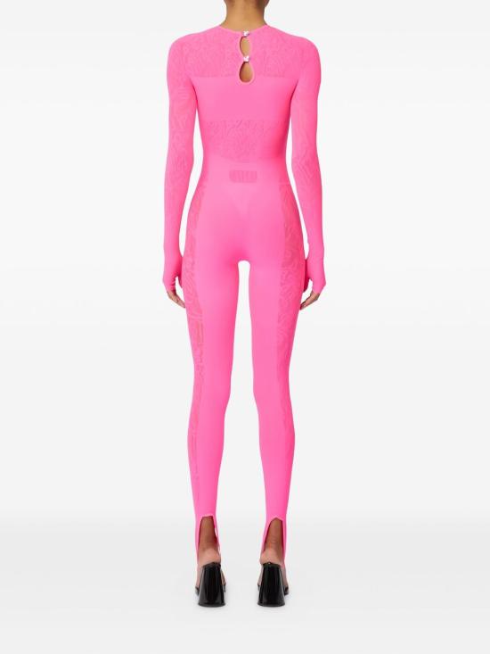  포스터 걸 점프수트 JANICELONGSLV SHOCKINGPINK Fuchsia - POSTER GIRL