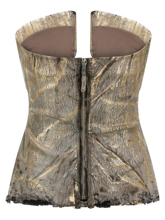 25SS 릭 오웬스 민소매 티셔츠 RP01E7130SGMC02 GOLD - RICK OWENS