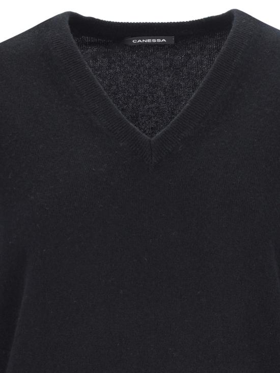  카네사 스웨터 NWKV008 FK0001999 Black - CANESSA