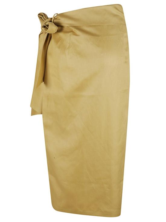 25SS 막스마라 롱 스커트 2511101032600 006 Yellow - MAX MARA