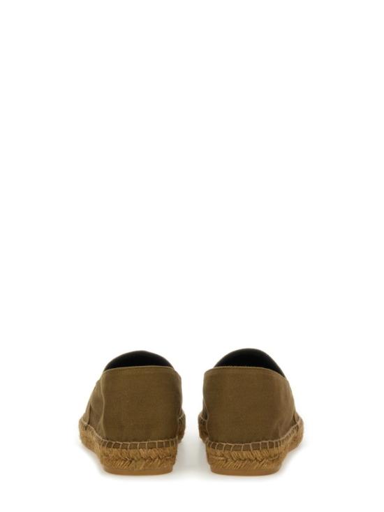  생로랑 코튼 캔버스 에스파드리유 818117 AADNX3302 Green - SAINT LAURENT