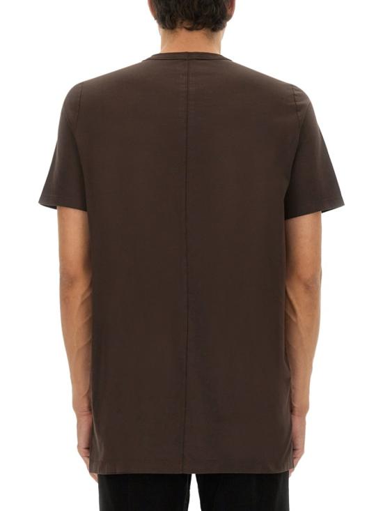 25FW 릭 오웬스 반팔 티셔츠 RU02E1264 JA78 Brown - RICK OWENS