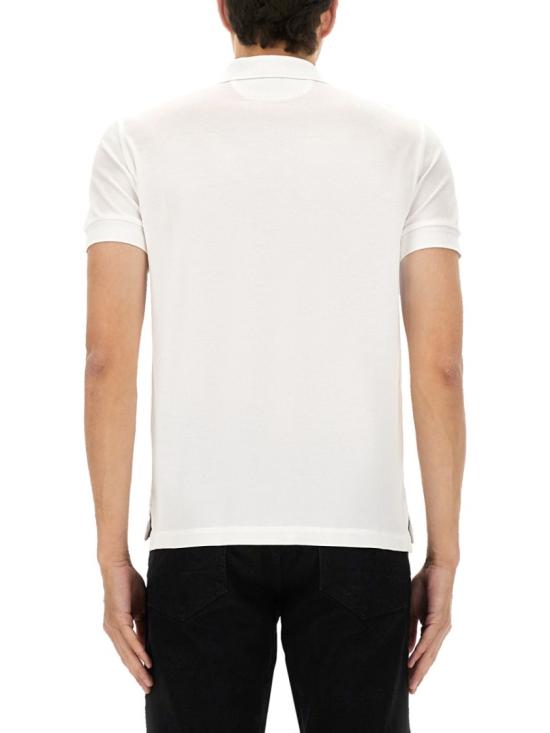 25FW 톰포드 폴로 티셔츠 JPS011 JMT013AW002 White - TOMFORD