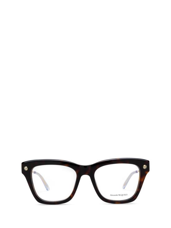 26FW 알렉산더 맥퀸 안경 AM0484O 006 HAVANA
