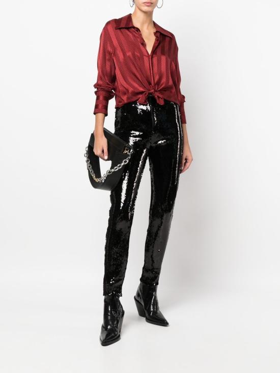  이자벨마랑 스트레이트 팬츠 PA2302 22H031I MADILIO01BK Black - ISABEL MARANT