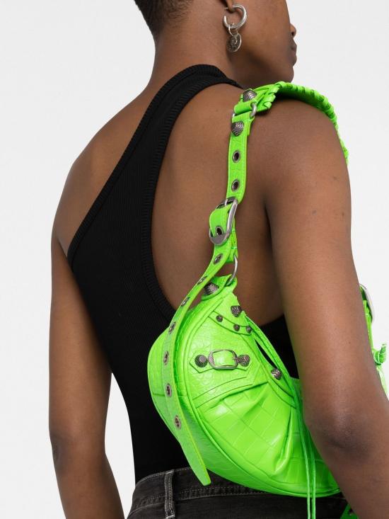  발렌시아가 Le Cagole 르 카골 숄더백 671309 23EIY3817 Green - BALENCIAGA