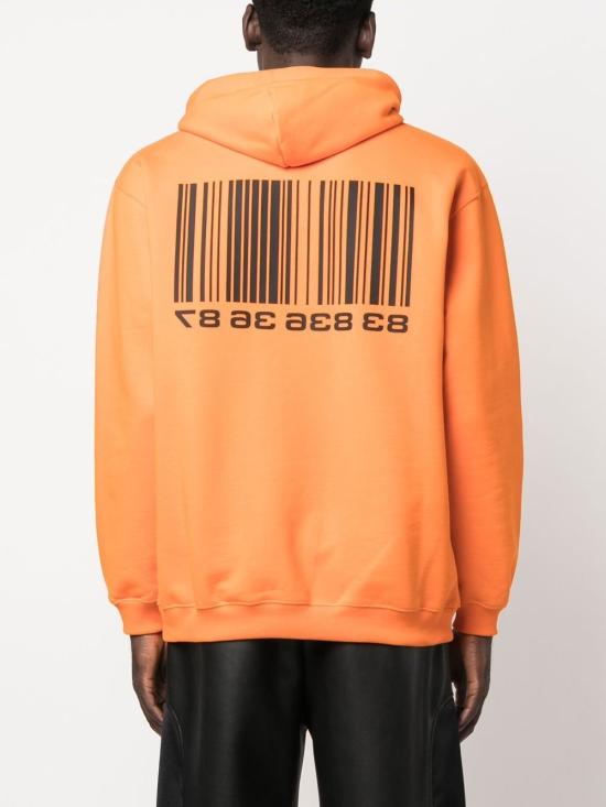  베트멍 후드 티셔츠 VL14HD200O BARCODEFLUOORANGE Orange - VTMNTS