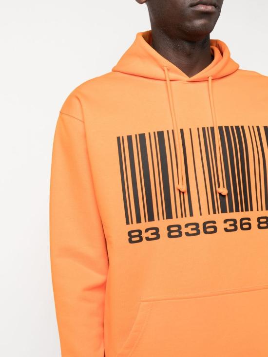  베트멍 후드 티셔츠 VL14HD200O BARCODEFLUOORANGE Orange - VTMNTS
