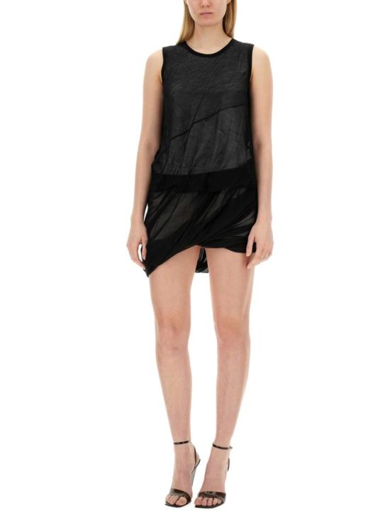  헬무트랭 숏 스커트 O01HW301 001 Black - HELMUT LANG