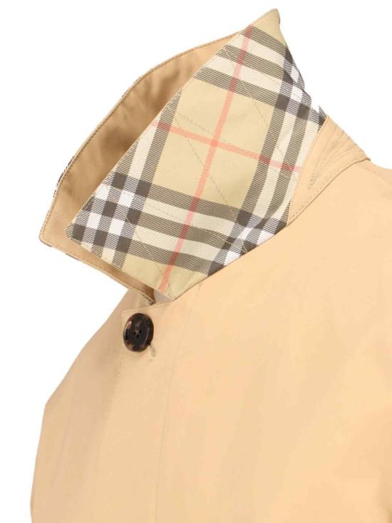 25FW 버버리 미드렝스 본디드 개버딘 카 코트 8110195B8626 Neutrals - BURBERRY