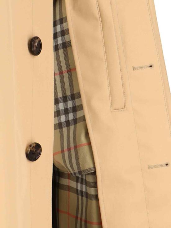 25FW 버버리 미드렝스 본디드 개버딘 카 코트 8110195B8626 Neutrals - BURBERRY