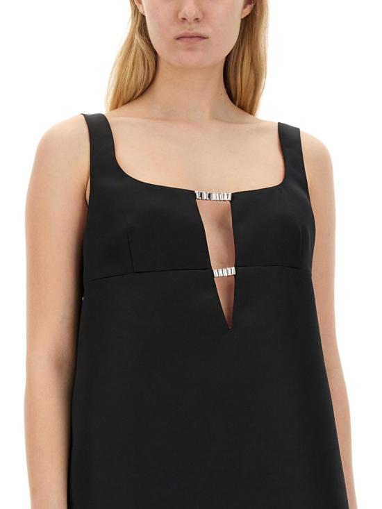  니나리찌 숏 원피스 24PCRO040PL0450 U9000 Black - NINA RICCI