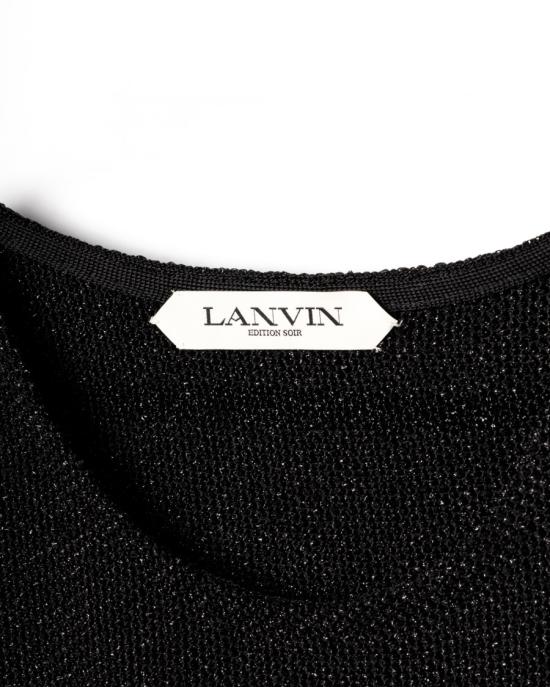 25FW 랑방 숏 원피스 RW DR9082 K059 E25 10 BLACK Black - LANVIN