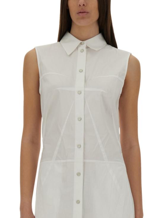  헬무트랭 미디 원피스 P01HW602 100 White - HELMUT LANG