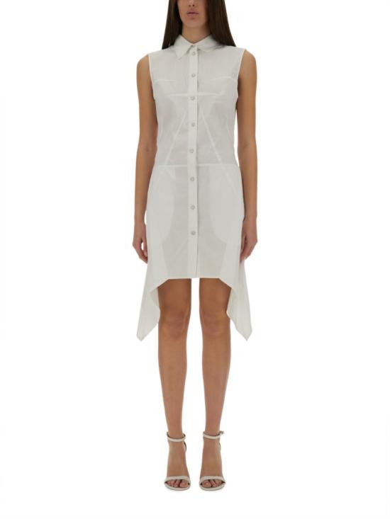  헬무트랭 미디 원피스 P01HW602 100 White