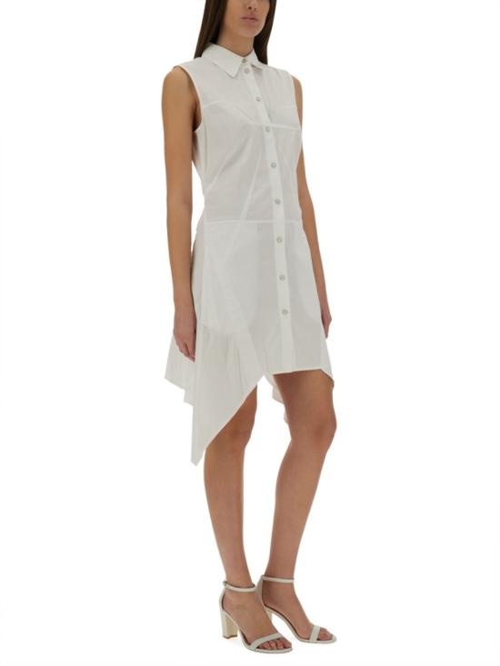  헬무트랭 미디 원피스 P01HW602 100 White - HELMUT LANG