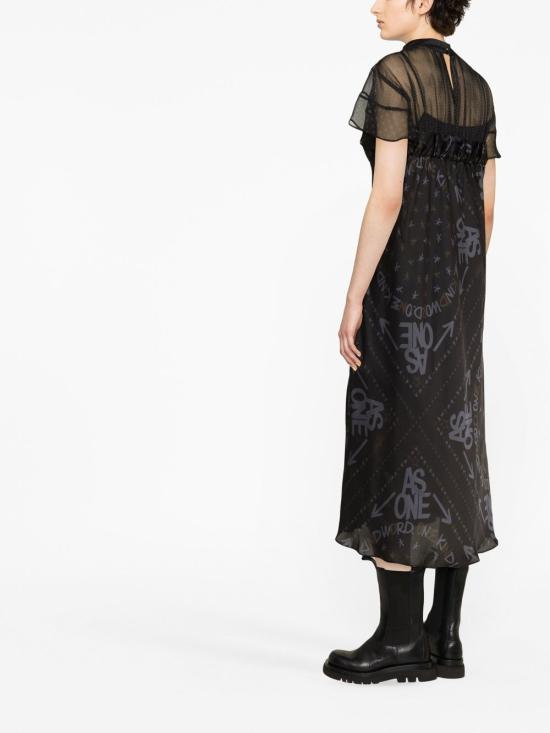  사카이 롱 원피스 23 06460 001 Black - SACAI