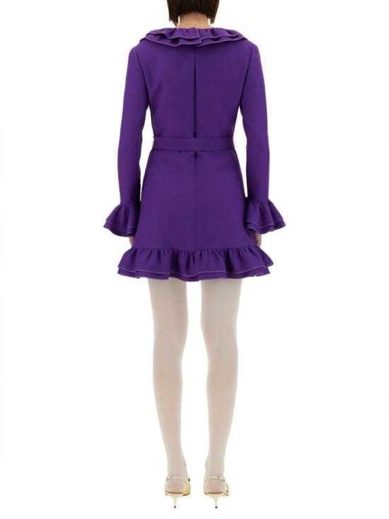 25SS 발렌티노 가라바니 미디 원피스 6B3VAES61CF R1B Purple - VALENTINO GARAVANI