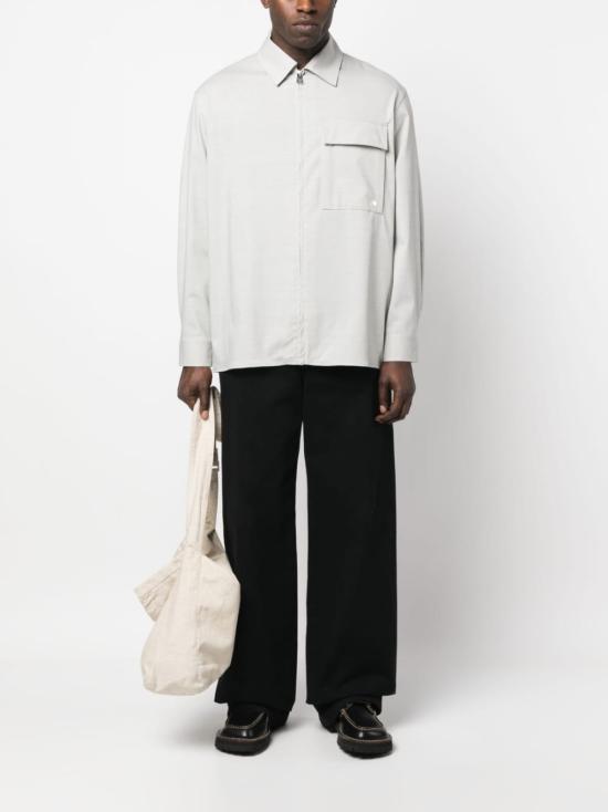  에뛰드스튜디오 긴팔 셔츠 E23MM380E001 81 Grey - ETUDES