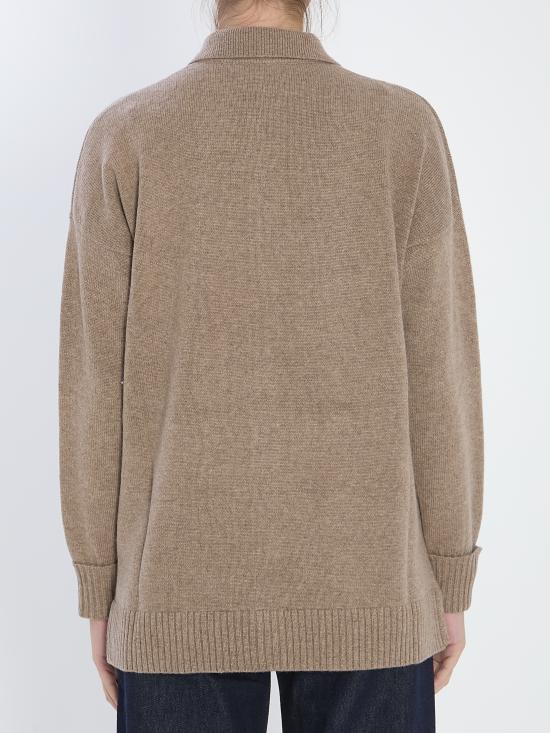 25FW 막스마라 버튼업 캐시미어 가디건 2521346012600 BROWN - MAX MARA