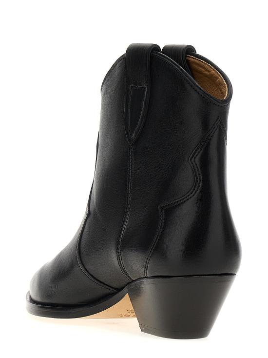 26FW 이자벨마랑 드위나 카프스킨 레더 카우보이 부츠 BO0002FAA3A03S01BK Black - ISABEL MARANT